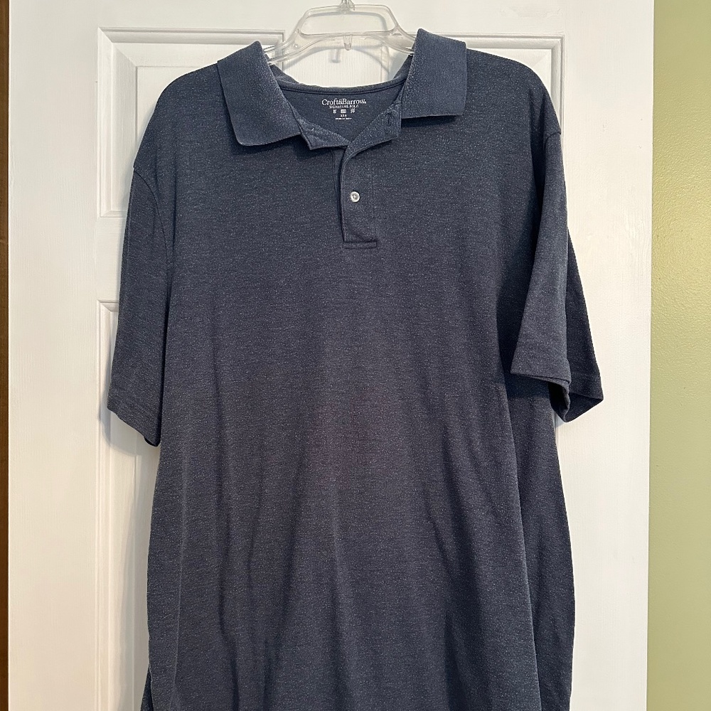 Blue Croft & Barrow Polo - Size 2XB